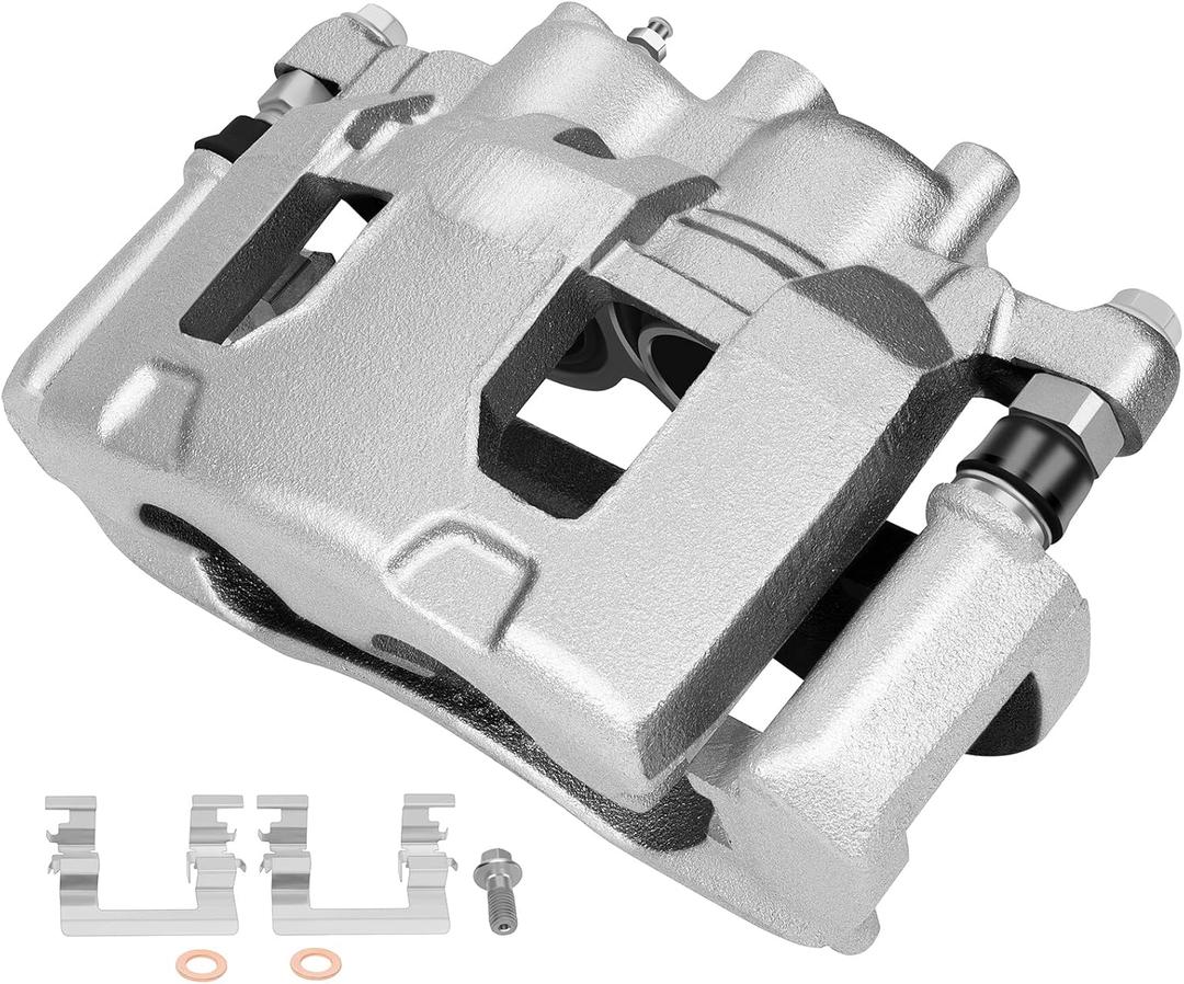 cciyu Front Right Brake Caliper Assembly w/Bracket 18B4989 2006-2011 For Buick For Lucerne,2006-2013 For Chevy For Impala,2014-2016 For Chevy For Impala Limited,2006-2007 For Chevy For Monte Carlo