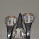 Pack Of 3 SAMSFX Fishing Heavy Duty Anti-Slip Serrated Edge Scissors Saltwater Freshwater Braid Scissors Braided Line Cutter with Plastic Belt Case Sheath Kit (Enlarge Finger Hole, Gray & Orange Handle)