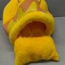 Honey Pot Cat Cave Bed, Soft and Thick Rebound Sponge Pet Nest with Removable & Washable Cushion, Cute Cartoon Design for Small Cats and Breeds (Brown)