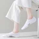 JORMATT No Show Socks Womens Cushioned Low Cut Athletic Liner for Sneakers Ankle Invisible Running Socks Non Slip ,4pct 6-10
