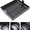 Hisencn Stretchable Charcoal Tray 15-28 inches for 47183T-21 PS9900, Black High-Temperature Coating Charcoal Basket for HC4518L PS9500 8500 6800 6500 SH19030119 SH19030219 SH9916 Replacement Parts