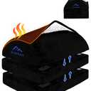 EverRest Under Desk Footrest for Office Use - Warmer Feet, 3 Adjustable Heights - Tall Ergonomic Foot Rest Stool for Gaming Chair, Computer - Leg Support for Work from Home