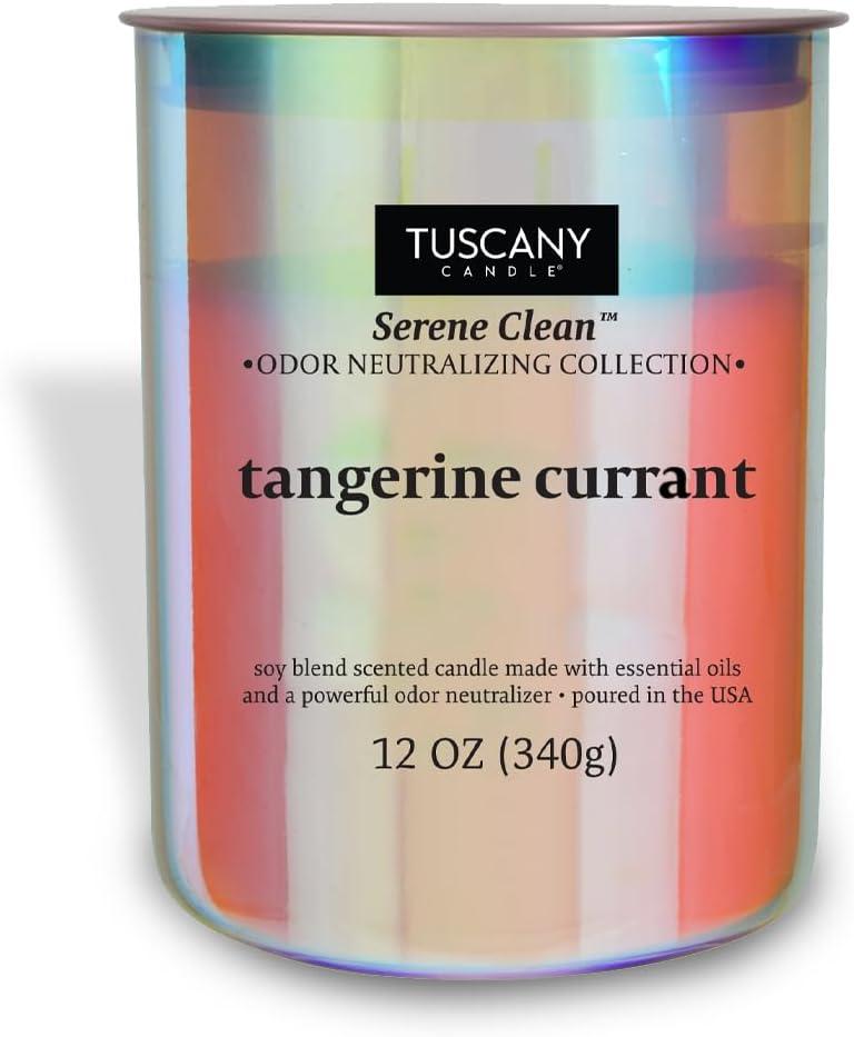 Tuscany Candle Tangerine Currant Scented Air Purifying Candle, 12 oz