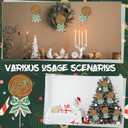 Large 17 Inch Christmas Candy Cane Ornaments Woolen Lollipop Christmas Tree Candy Cane Hanging Decor for Xmas Winter Holiday Party Supplies