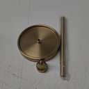 Ivilon Countertop Paper Towel Holder - Modern Bell End Minimalist Design - Color Warm Gold