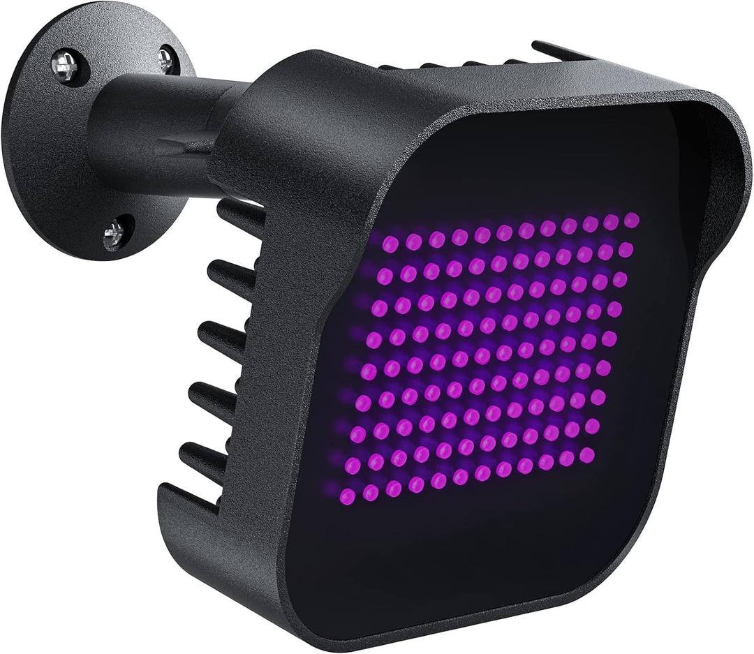 DI20B IR Illuminator | Long Range Infrared Flood Light for Security Camera (Black, w/Power Adapter)