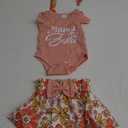 Newborn Infant Clothes Baby Girl Dress Summer Toddler Outfit Cute Girl Romper Skirt Set+Headband 3-6M