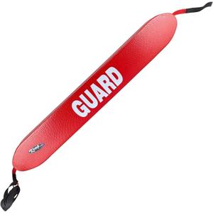 Kemp USA 50" Lifeguard Rescue Tube Red Flotation Buoy with Guard Logo