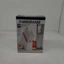 Farberware 14-Piece Knife Block Set, White and Gold  Razor-Sharp, High-Carbon Stainless Steel, Triple-Riveted, Ergonomic Handles, Stylish Wood Block