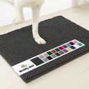 Muddy Mat | Super Absorbent Door Mat Indoor, Microfiber Quick Dry Chenille Entryway Rug, Non-Slip Front Door Mat, Indoor Mats for Entryway, Machine Washable Pet Rug, Charcoal 48"x72"