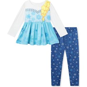 Toddler Girl Clothes Long Sleeve T-Shirt + Leggings Princess Toddlers Girls Outfits 2-7Y Kid 2Pcs Sets