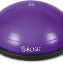 Bosu Balance Ball Exercise Trainer, Home Gym Equipment w/ Guided Workouts & Pump, 26", Blue - Inflatable Fitness Platform for Strength Training, Standing, Balancing, and Core Workout (Purple/Black)