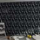 Art3d 3D Paneling Textured 3D Wall Design, Black Diamond, 19.7" x 19.7" (12 Pack)