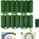 14 Piece Floral Foam Garland for Flowers,9.2Ft Flower Sponge Blocks Kit,Absorption Flower Holder Arch Door,Floral Craft Dry Foam Bricks,Green Floral Foam Arrangement for Home Wedding Garden
