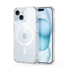 ESR for iPhone 15 Case, Compatible with MagSafe, Shockproof Military-Grade Protection, Scratch-Resistant Back, Magnetic Phone Case for iPhone 15, Classic Hybrid Case, Clear