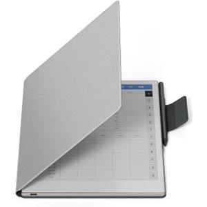 Ayotu Case for Remarkable Paper Pro, Polymer Weave Book Folio with Pen-Buckle, Smart Magnetic Cover for Remarkable Paper Pro 11.8" Color Tablet Only, Bundle with Premium Membership (Gray)