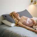 Grounding Pillowcase Queen Size for Better Sleep Includes 15ft Cord Earth Connect Grounded Bedding Pad Grounding Pillowcases Therapy(White, 20x30in)