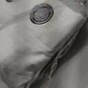 Ombre Full Blackout Curtain Panels 84 Inch Long Noise Reducing Energy Efficient Window Treatment Drapes for Bedroom Linen Texture with Grommets Top Gradient Print Cream White to Gray, 50"x84"x2 (Grey)