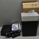 kaylowe Bathroom Automatic Trash Can 2.6 Gallon Touchless Small Trash Cans 2Pack Slim Motion Sensor Smart Garbage Bin for Commercial Office, Bedroom, Bathroom, Living Room, Black White