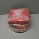 Gatherfun Valentine's Day Party Supplies Red Heart Love Disposable Paper Plates Napkins for Valentine's Day, Engagements, Anniversary, Birthday Party Serve 50