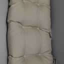 Arden Outdoor Wicker Settee Cushion, 41.5 x 18, Rain-Proof, Fade Resistant 41.5 x 18, Tan Leala (18"D x 41.5"W x 5"H)