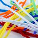 Essentials By Leisure Arts Chenille Stems Neon, 12 Inch 6mm, Bendable Craft Pipe Cleaners for DIY Projects, Dolls, Ornaments, Jewelry, and Decorations, 100 Pack