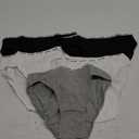 Calvin Klein Womens Cotton Stretch Logo Bikini Panties, Multipack (Small, Black/White/Grey Heather)