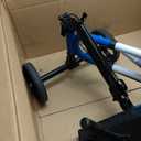 Knee ScooterKnee Scooter for Adults for Foot SurgeryKnee Walker for Foot Injuries Compact Crutch Alternative with Dual Braking System (Blue)