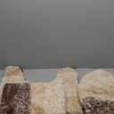 Arotive Microfiber Bathroom Rugs 3 Piece with Toilet Lid Cover, Shaggy Soft and Absorbent Bath Rug, Non-Slip, Machine Washable Bath Mats for Bathroom24x16+24x20+17.5x15, Brown