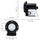 Washer Drain Pump Motor L-G WM2016CW WM3670HVA/HWA WM2301HR/W WM2101HW WM2487HWMA/RMA WM2050CW WM3997HWA WM3488HW WM8000HWA WM9000HVA.