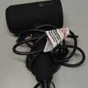 slopehill Professional Ionic Hair Dryer, Powerful 1800W Fast Drying Low Noise Blow Dryer with 2 Concentrator Nozzle 1 Diffuser Attachments for Home Salon Travel (Black)