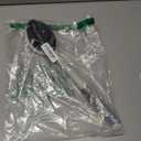 surlees Back Brush for Shower for Men & Women 17" | Body Brush for Wet & Dry Brushing | Exfoliating Body Scrubber & Back Scrubber | Shower Brush with Long Handle (Gray, Scrub Force 5-7)