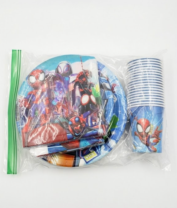 Spiderman Party Set for 24 People
