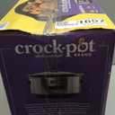 Crock-Pot Large 8-Quart Programmable Slow Cooker with Auto Warm Setting Black Stainless Steel