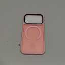 ZTOFERA Magnetic for iPhone 17 Pro Case,Compatible with MagSafe,Raised Camera Protection+AI Camera Control Button,Anit-Fingerprint Translucent Matte Back Phone Cover(Pink)