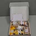 Thank You Gifts for Women 6PCS Positive Crochet Animals, Employee Appreciation Gifts Emotional Support Crochet Buddies, Administrative Professional Day Gift Easter Basket for Women Coworker Teachers