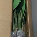 Artificial Bird of Paradise Plant 5 Ft Tall Fake Banana Leaf Plant for Indoors and Outdoors,Faux Palm Tree with Plastic Pot for Office and Home Decor,L1602PCS