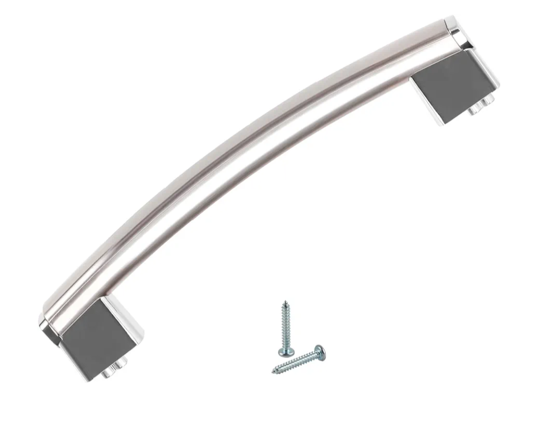 WB15X26821 Door Handle Replacement Compatible with GE Microwave Oven JVM6175SK2SS JVM7195SK3SS JVM6175SK1SS JVM6175EK2ES JVM7195SK1SS, 4464467 AP6024408 PS11736302 EAP11736302