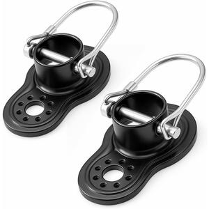 Bike Trailer, Bike Coupler Hitch 2 Pack, Compatible with Instep & Schwinn Bike Trailers, Flat and Angled Coupler for Various Bicycle Sizes, Models and Styles, Instep Bike Trailer Parts