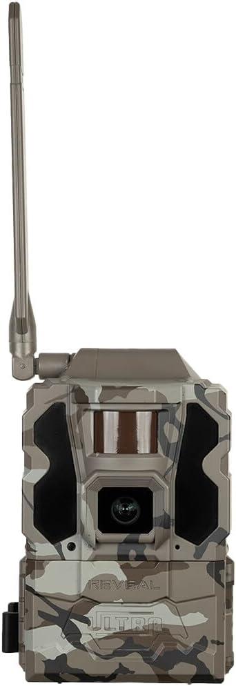 TACTACAM Reveal Ultra Cellular Trail Camera: 4K Photo, 1080p Video, Live View, GPS Tracking-Enabled, Switchable No-Glow/Low-Glow Flash, LTE Connectivity, LCD Screen - Best Hunting, Game Camera
