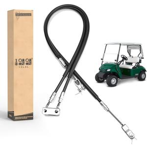10L0L Golf Cart Brake Cable Stainless Steel Core for EZGO TXT 1994 & up or EZGO TXT Marathon Medalist, Golf Cart Driver & Passenger Side Brake Cable 70716-G03 70273-G03 70969-G03