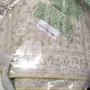 SIILOOM 2x5 Washable Rug Cream Beige Yellow White Grey Small Area Rug for Entryway, Soft Non-Slip Indoor Door Mat Distressed Floral Low-Pile Kitchen Rugs, Neutral Vintage Carpet for Entrance Bedside