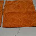 MIULEE Pack of 2 Fall Burnt Orange Decorative Pillow Covers 18x18 Inch Soft Chenille Couch Autumn Throw Pillows Farmhouse Cushion Covers for Home Decor Sofa Bedroom Living Room