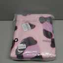 Feelyou Pink Leopard Print Comforter Set with Sheets Twin Size Kids Cheetah 7 Pieces Bedding Set for Boys Girls Teens Animal Print Bed in a Bag Breathable Safari Bed Set Room Decor