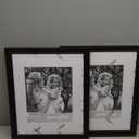 Yaetm 16x20 Picture Frame Matted to 11x14 Set of 2, 1.4" Wide Molding & Dark Brown Poster Frames 16 x 20 for Wall Gallery, Home and Office, Wall Mount (2 pack, Brown)