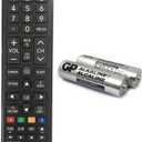 BN59-01289A Replacement for Samsung TV Remote Control (Non Universal) for UN55MU6290F UN40MU6290 UN55MU6490 UN55MU6071F UN65MU6070F UN40NU7100 UN43MU6290 UN55MU6290 with GP Alkaline 2pcs Batteries