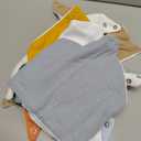 Muslin Baby Bibs,Soft Triangular Baby Bandana Drool Bibs for Baby Boy Girl,Solid Colors Bib for Drooling Teething (6 Pack-sunshine)