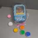 Microwave Toys Kitchen Play Set with Light Sound,Kids Pretend Play Electronic Oven with Play Food and 6 Color DIY Play-Dough for Children Ages 3+ Years (Blue)