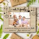 Family 4x6 Picture Frame, Family Reunion Gifts for Christmas Photo Frame, Gifts for Families Members Wooden Photo Picture Frames