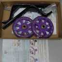 Bike Training Wheels, Pair of Heavy Duty Rear with Stabilizers Mounted Kit for Kids Boy Girls Bikes of Single Speed Bicycle with 12 14 16 18 20 Inch (Purple)